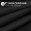 71X74 Inch Black Semi-Transparent Top Shower Curtain - With Chevron Pattern Waterproof Bathroom Curtain, Modern Minimalist Bathroom Decor Curtain