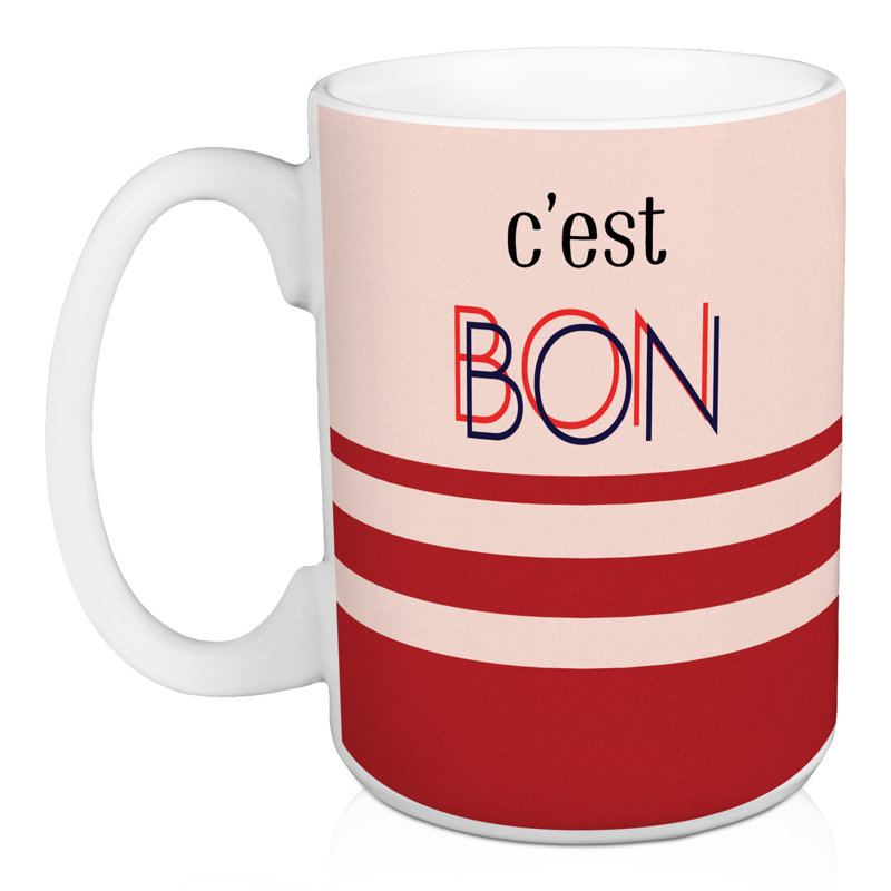 Ceramic Coffee Mug, Pink