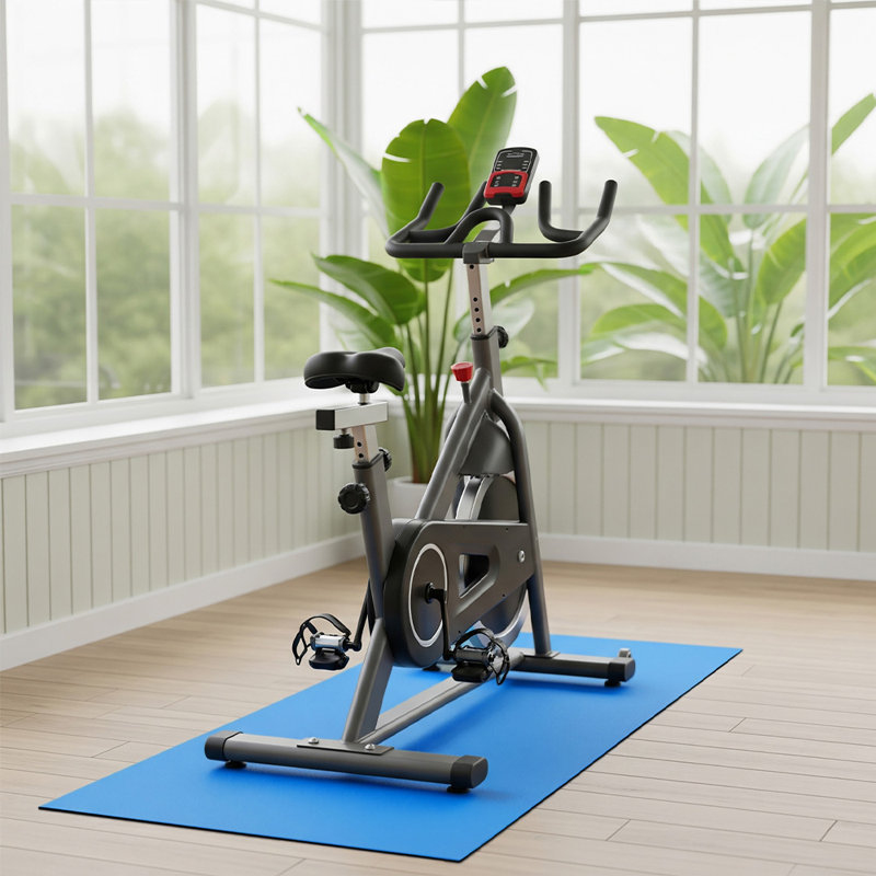 Rubber-Cal TFS-121 Exercise Bike Mat - Thumbnail 5