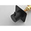 Valve de douche 3/4 "en métal coulé noir mat - Poignée en laiton, réglable, rouille, facile à installer