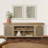 Dahlia 76" TV Stand in White Oak