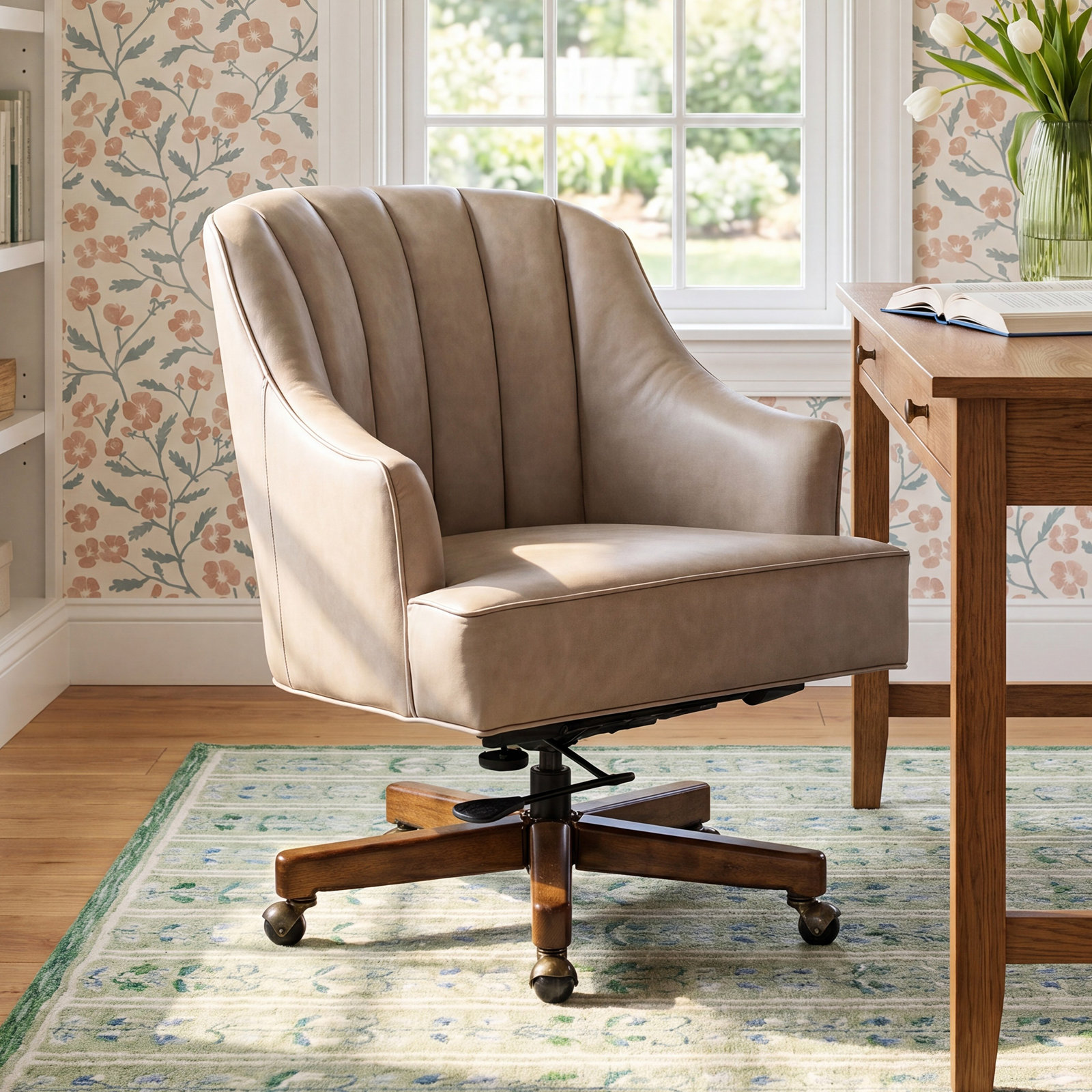 Lawhorn Swivel Office Chair