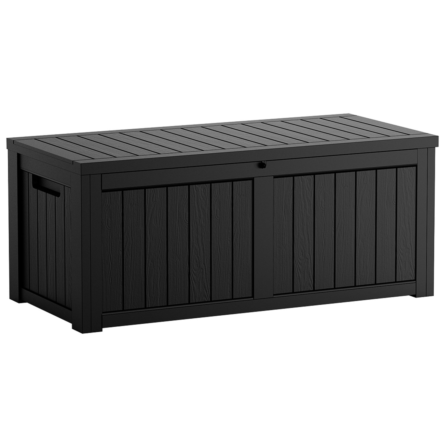 Mars Villa Water Resistant Outdoor Storage Deck Box in Black & Reviews