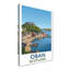 Oban, Scotland - Romantic Harbour Travel Poster, Gateway To The Hebrides. Giclee Print On Wrapped Canvas. Wall Art, Home Decor - Cities & Towns, Scotland - Wrapped Canvas Print-1868142017