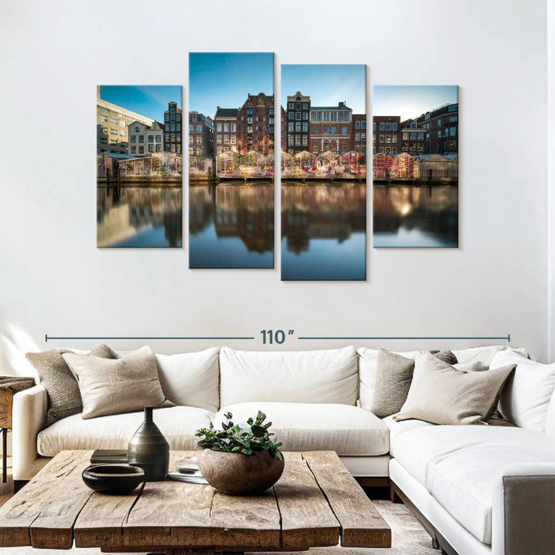 Keesha Bloemenmarkt In Amsterdam, 54" H x 84" W