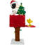 LED Lighted Peanuts Snoopy On Mailbox Outdoor Christmas Decoration - 32" - Clear Lights