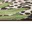 Tapis d'intérieur / extérieur en polypropylène à motif floral vert fabriqué à la machine Kenilworth-2076037121