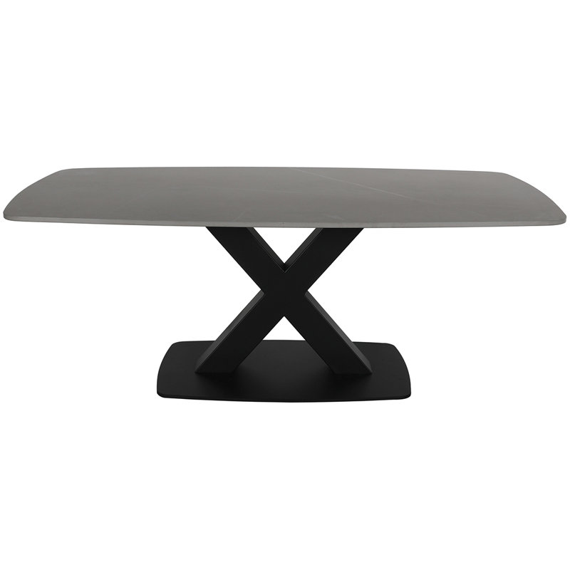 Deptula Pedestal Coffee Table, Grey