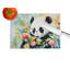 Panda Glass Cutting Board Large