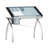 Futura Metal and Glass Artist Craft Table-972593076