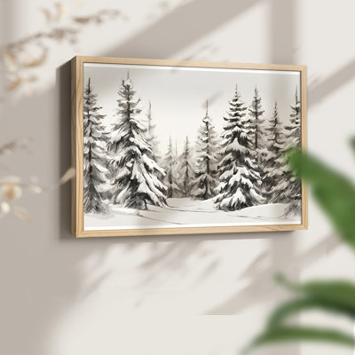Paysages rétro - Cxxiii - reproduction encadrée - réversible