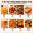 6.34QT Air Fryer with Viewing Window, 8-In-1 Functions Stainless Steel Air Fry, Roast, Reheat, Bake-125813125
