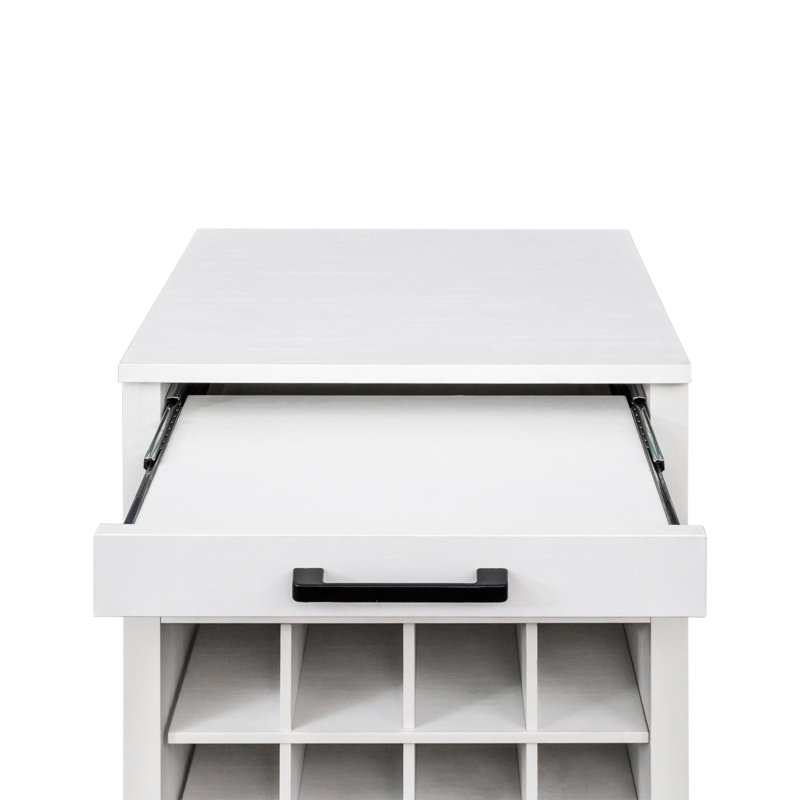 Armoire modulaire pour bar à vin 24 po, Blanc