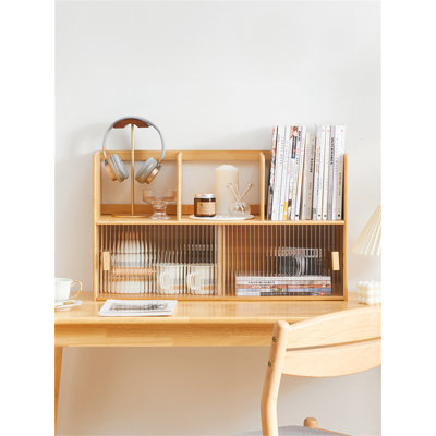 Organisateur de bureau en bois manufacturé Ratu