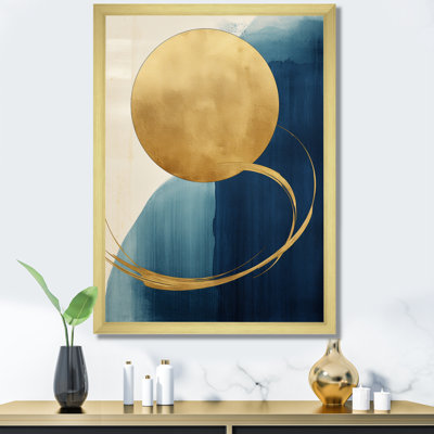 Moon Bliss on Delft Blue Sky Mid - Print