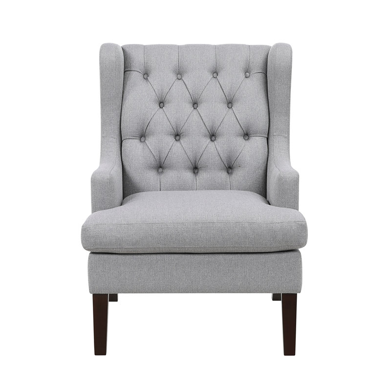 Meuble de salon capitonné 1 pièce, Gris