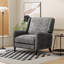 Fauteuil inclinable surdimensionné en tissu texturé, fauteuil inclinable confortable pour le salon-1388425484
