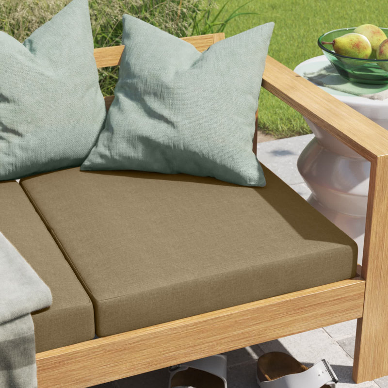 Coussin de siège d'extérieur ARDEN, En jean, H 4 po x l 21 po x P 21 po
