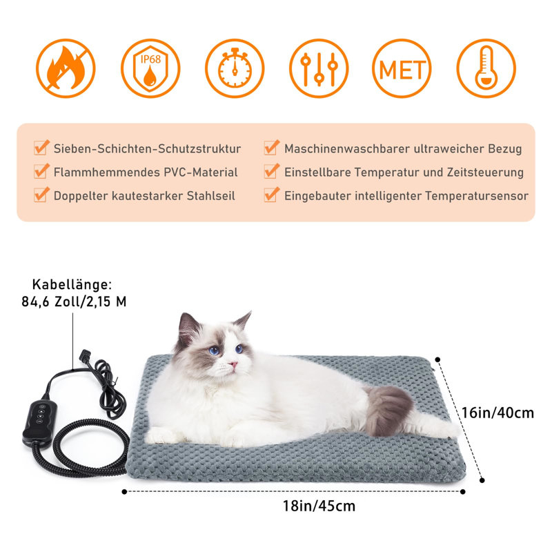 Kaser Pet Bed Accessory, 5cm W x 45cm D