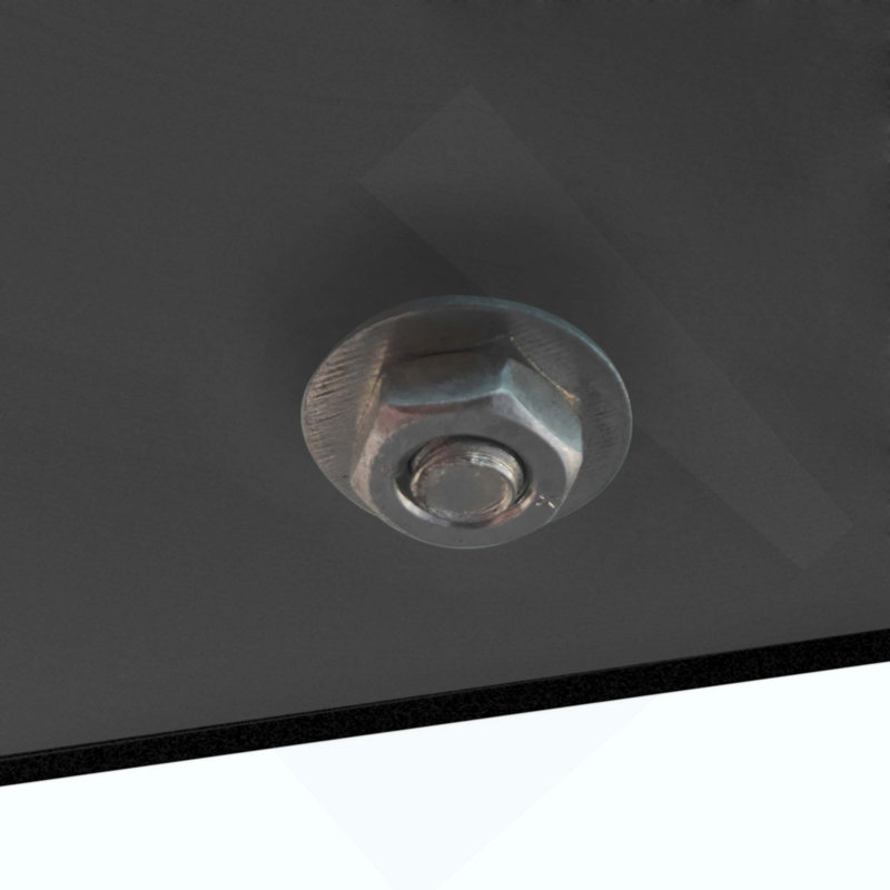 Table basse rectangulaire en verre, table basse transparente, tables d'appoint modernes pour le salon, meubles de salon