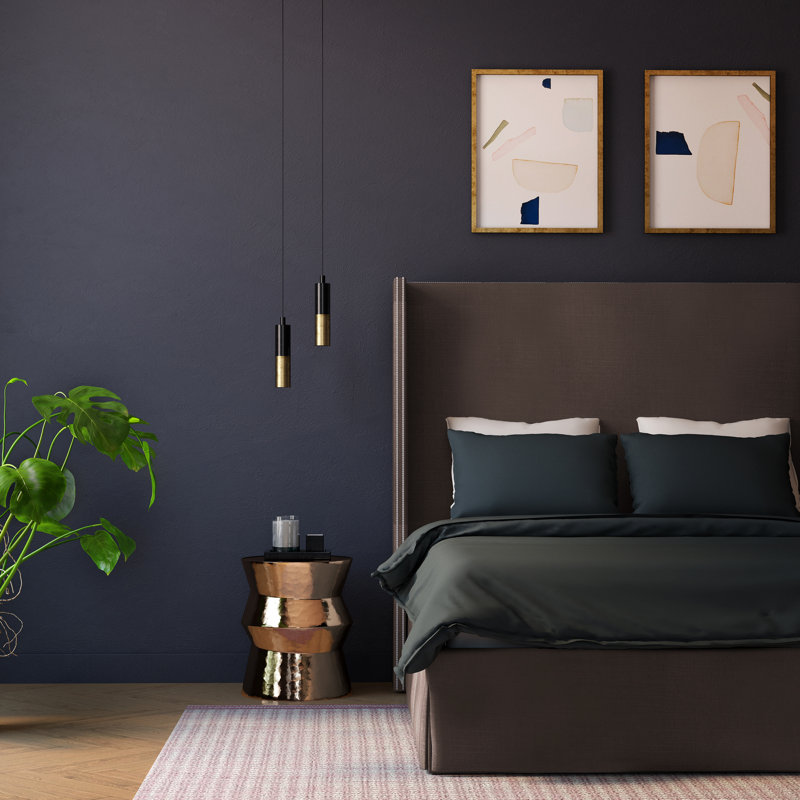 Kaiser Bed, Queen, Plush Velvet Alabaster
