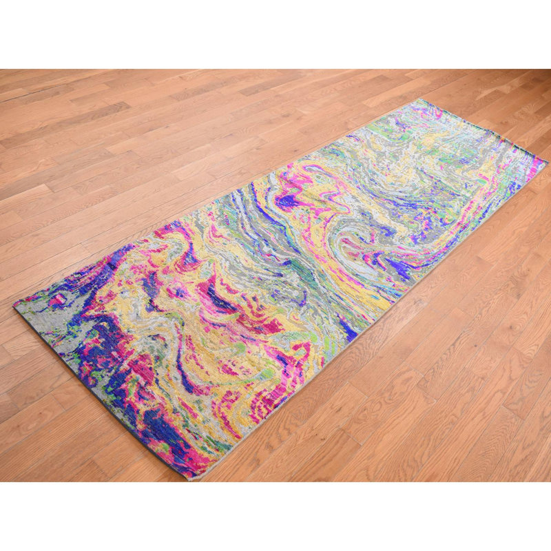 Tapis unique multicolore 3 pi x 9 pi 2 po Claymoore
