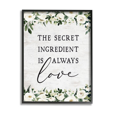 " Secret Ingredient Love " by Lettered And Lined