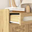 Buffet Cabinet With Adjustable Shelf & Drawer For Blanket Storage In Bedroom Kitchen, Dining Room, Bathroom, Entryway Style