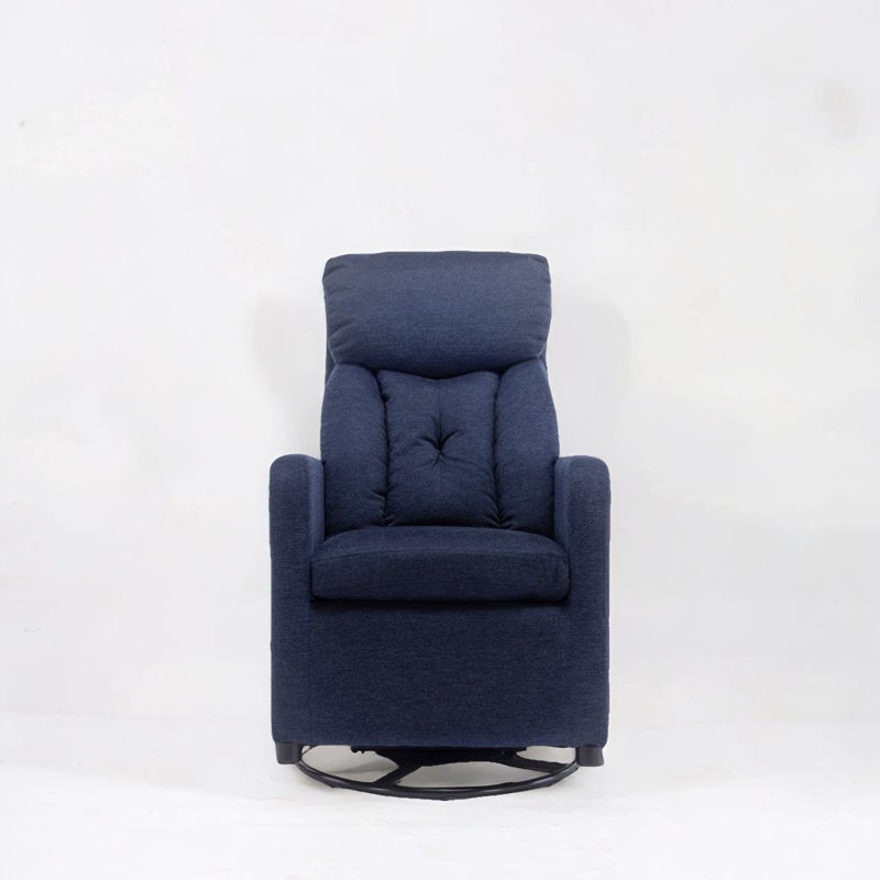 Chaise berçante Orian, Bleu marine