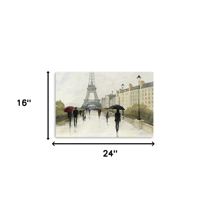 «Parisian Rainy Day», impression murale