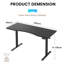 Dulane Adjustable Metal Base Standing Desk-1446280125