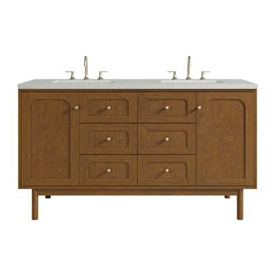 Meuble-lavabo double 60 po Laurent
