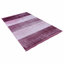 Tapis intérieur rose contemporain en soie et viscose tissé à la main