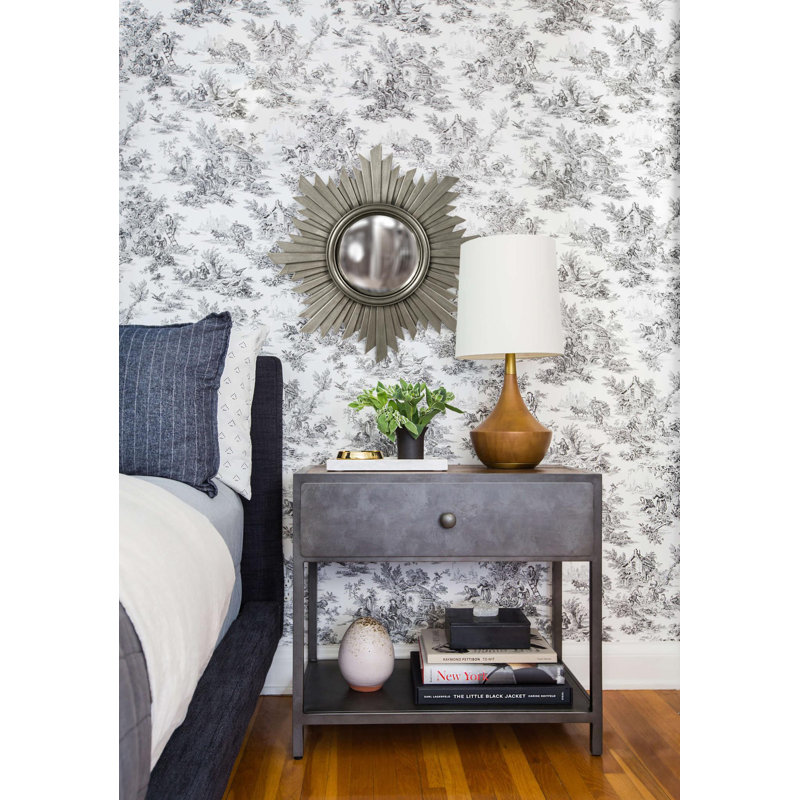 Orman Concave Wall Mirror, Nickel