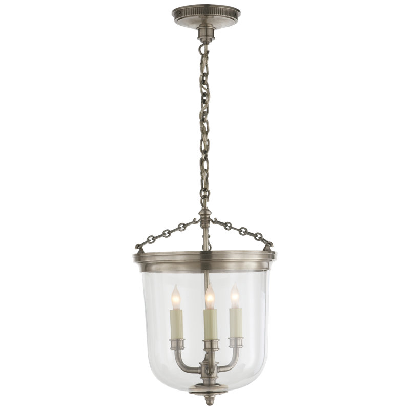 Thomas O'Brien Merchant Lantern, Antique Nickel