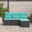 Ensemble de canapé de jardin avec coussins 4 pièces vidaXL-947494886