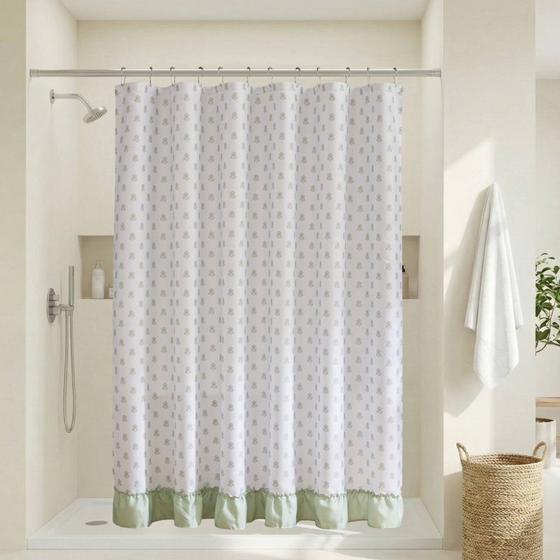 Ensemble de rideau de douche Savanna, Vert