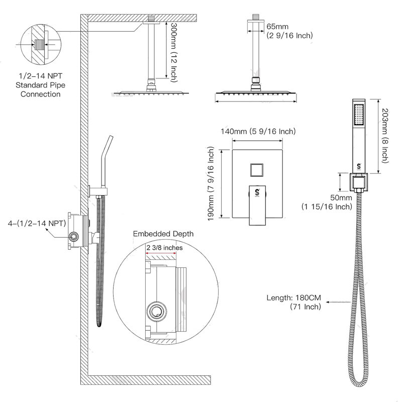All-In-One Kit with Rough in-Valve