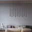 Luminaire suspendu linéaire à 10 lumières pour îlot de cuisine Baileyton-2105923888