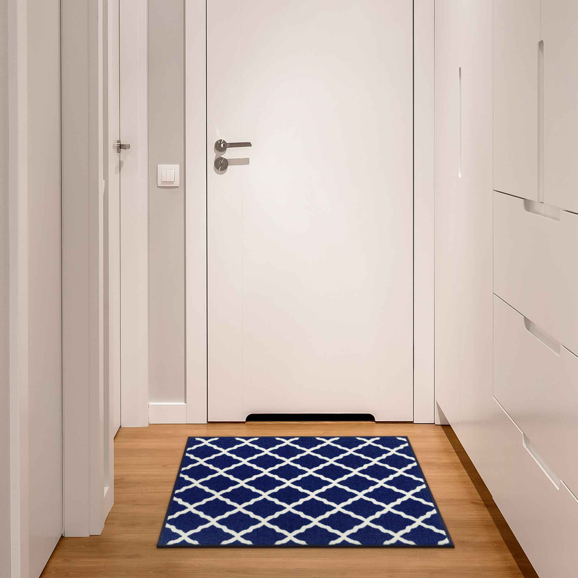3x5 Entryway Rug Soft Washable Indoor Carpet Throw Rug Modern Abstract Rug  with Non-Slip Backing for Bedroom Bathroom Under Dining Table Nursery