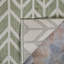 Tapis intérieur / extérieur à motif de chevrons et de couleur vert champagne Matthes-2003294052