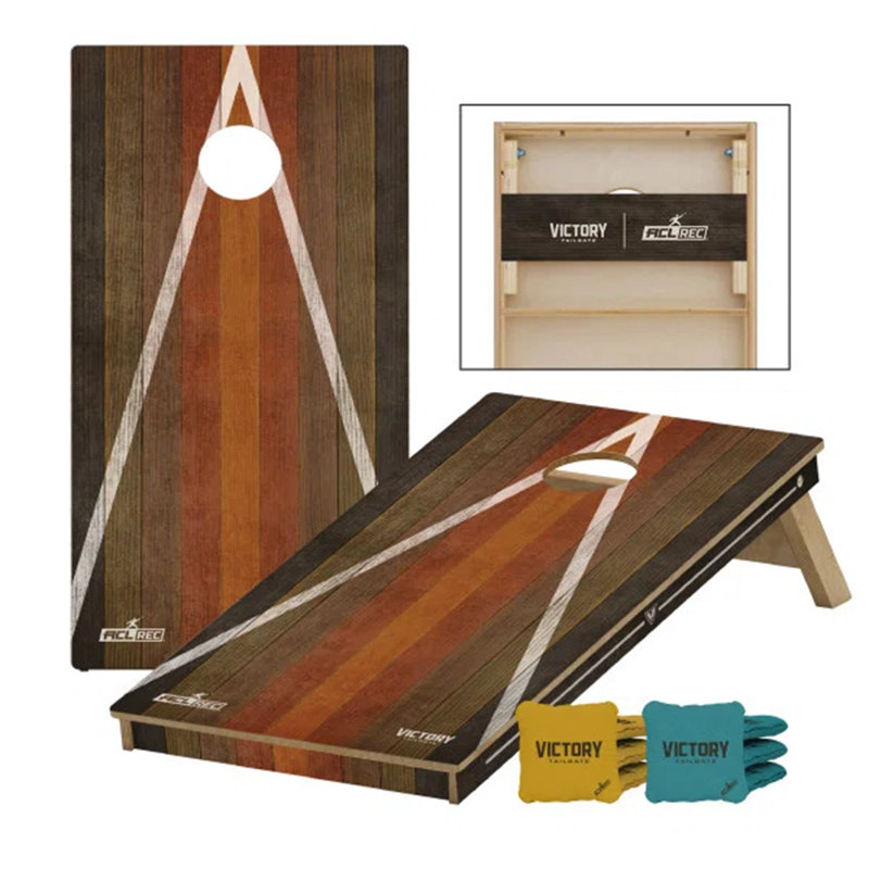 Ensemble de cornhole rouge 2 x 4 Sedona