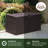 EHHLY 121 Gallon Outdoor Storage Box Large, Lockable Outside Storage Containers Waterproof Patio Cushions Storage Deck Boxes, Rattan Plastic Garden Hose Storage Boxes Resin Pool Storage Bins-102731336