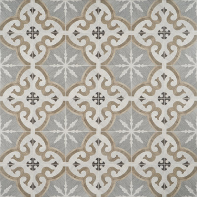 Beverly 8" x 8" Porcelain Patterned Wall & Floor Tile (12.91 sq. ft./ Case)