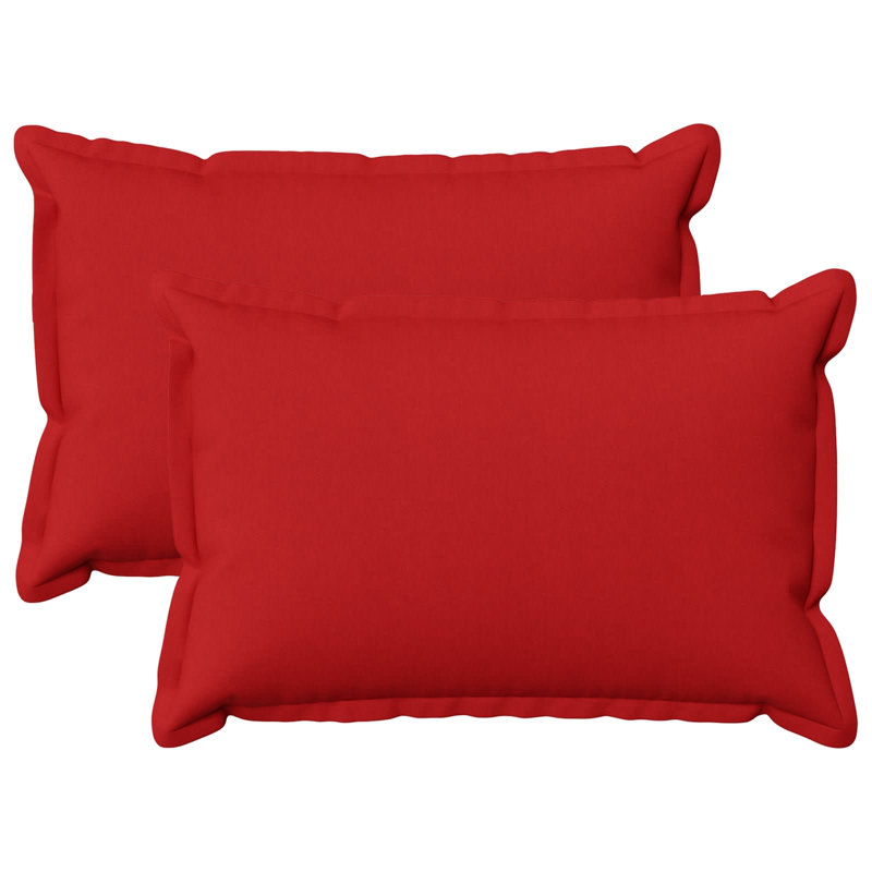 Cushion, Rectangle 30cm H x 50cm W, Red