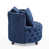 Rembourrage en mousse bleue