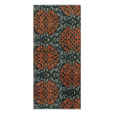 One-of-a-Kind 2'11”x6'5” Hand Knotted Area Rug