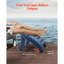 Repose-pieds de patio pliable en PEHD - Bleu
