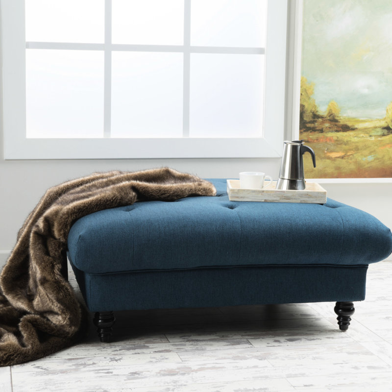 Kd - Tissu bleu marine avec base capitonnée et polyvalente