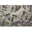 Abstrait moderne Maxin, ivoire / vert / bleu-97925025